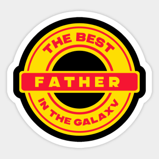 The Best Father in the Galaxy Sticker